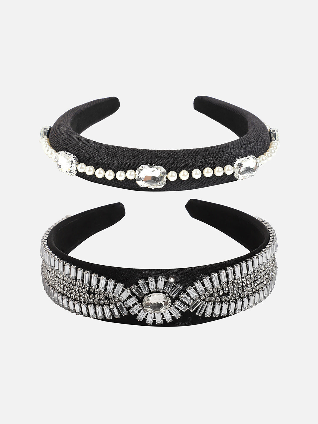 Set of 2 Embellished Hairbands