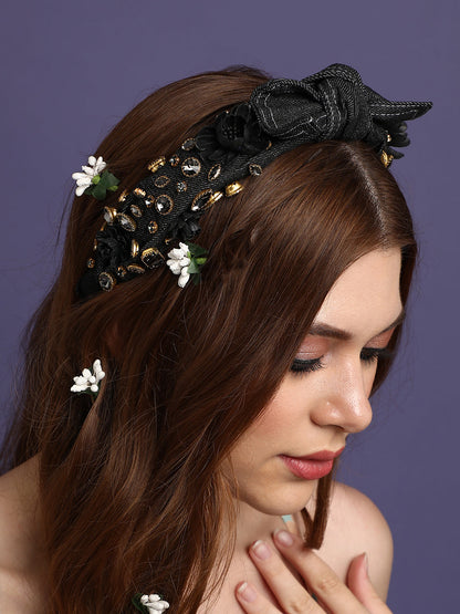 Haute Headbands Set of 3 Embellished Hairband
