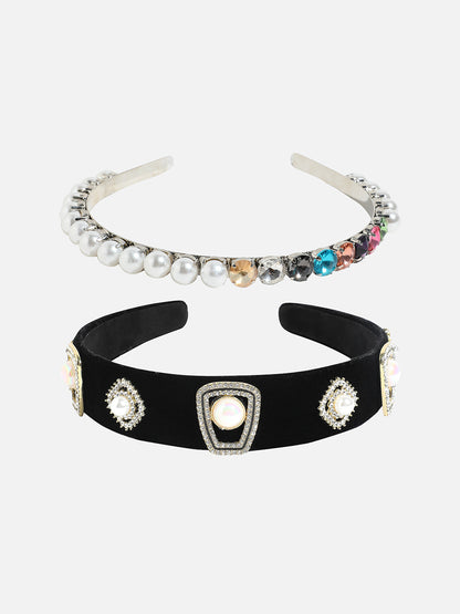 Set of 2 Embellished Hairband