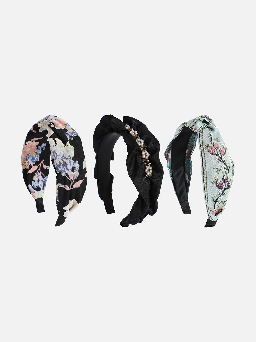 Set of 3 Beaded Hairband