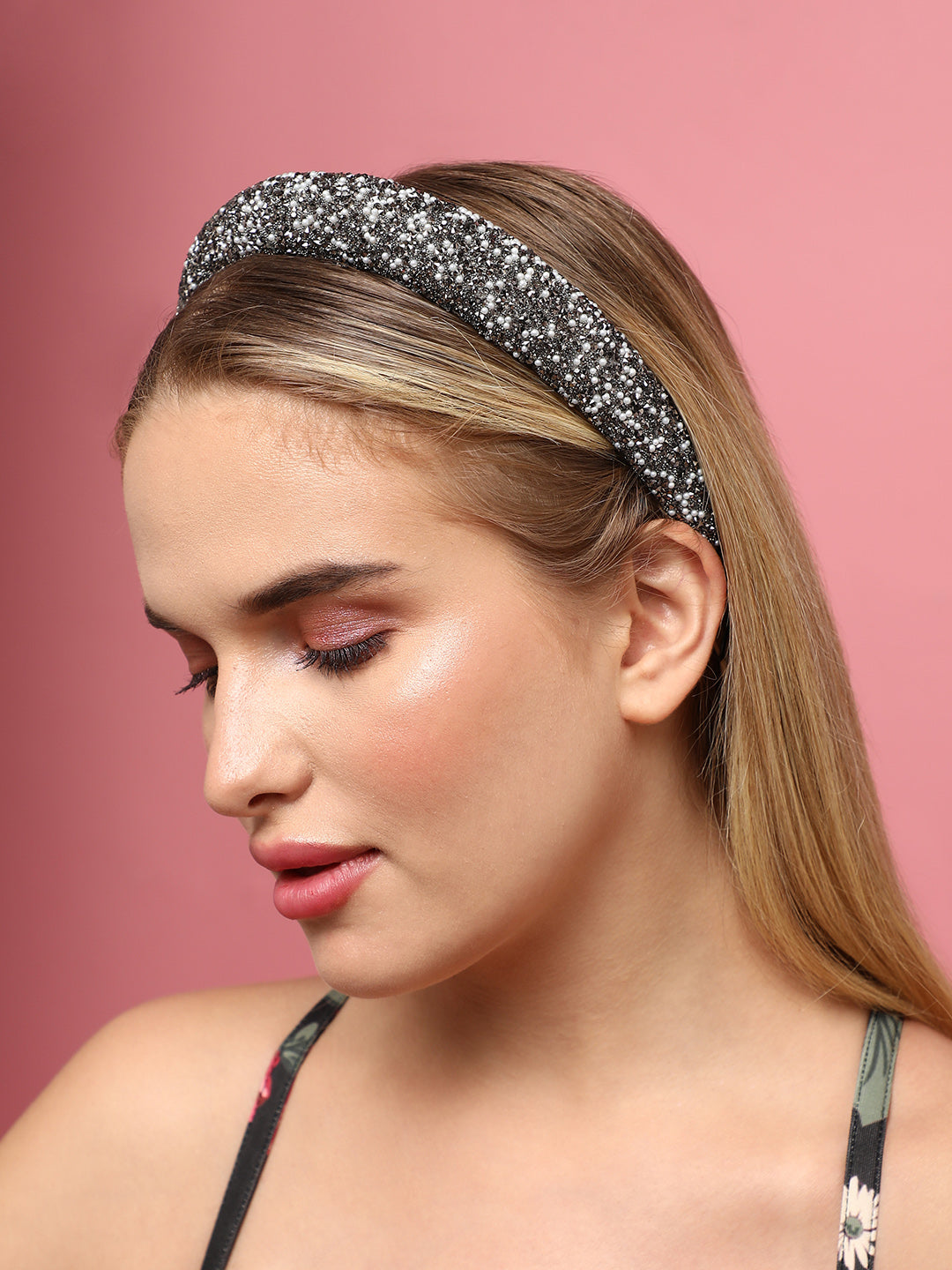 Set of 3 Beaded Hairband