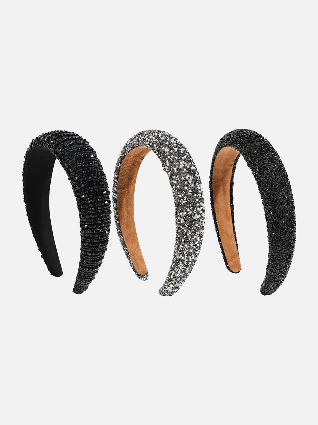 Set of 3 Beaded Hairband