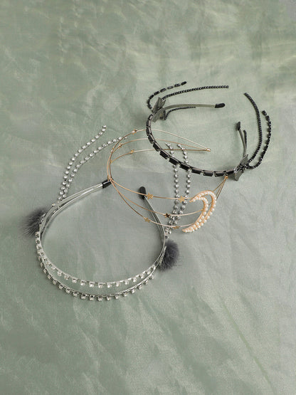 Set of 3 Embellished Hairband