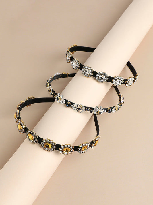 Set of 3 Embellished Hairbands