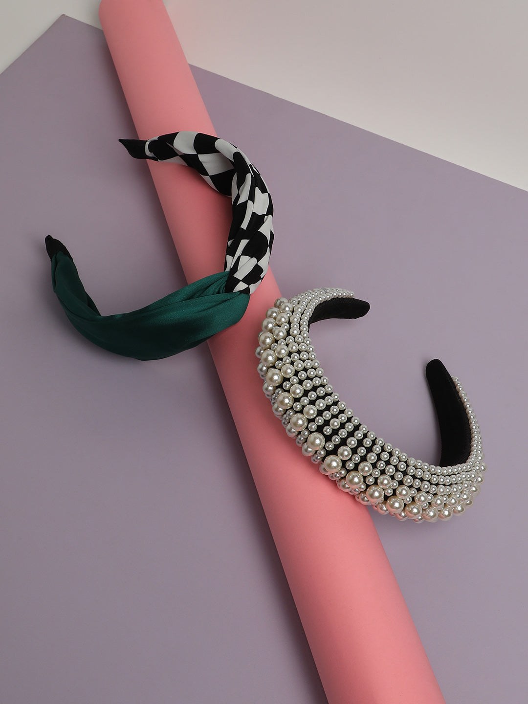 Fashion Maven Set of 2 Beaded Hairband