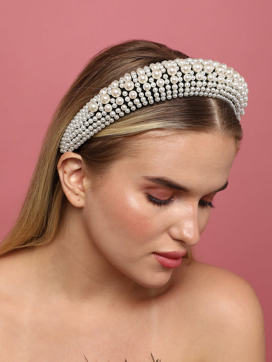 Fashion Maven Set of 2 Beaded Hairband