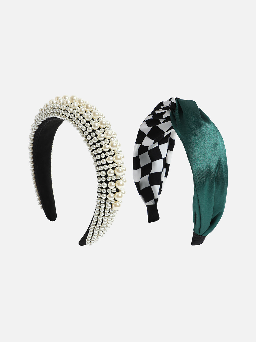 Fashion Maven Set of 2 Beaded Hairband