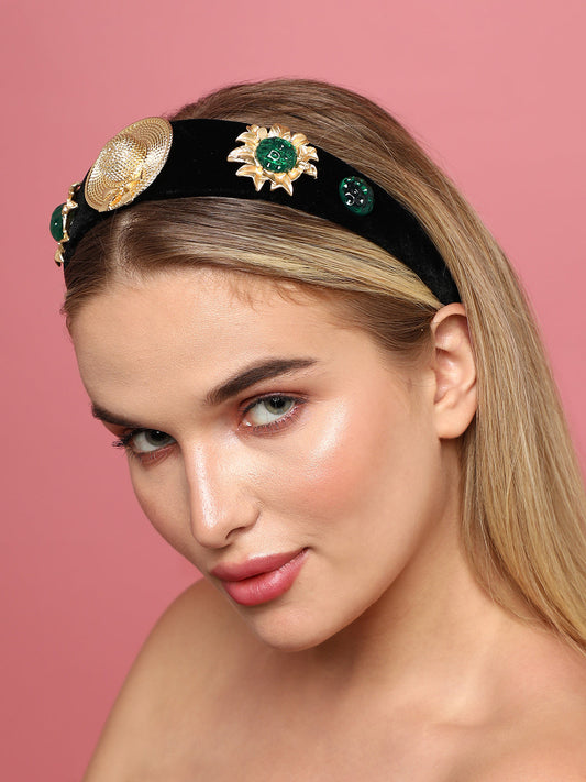 Sophisticated Glam Set of 3 Embellished Hairband