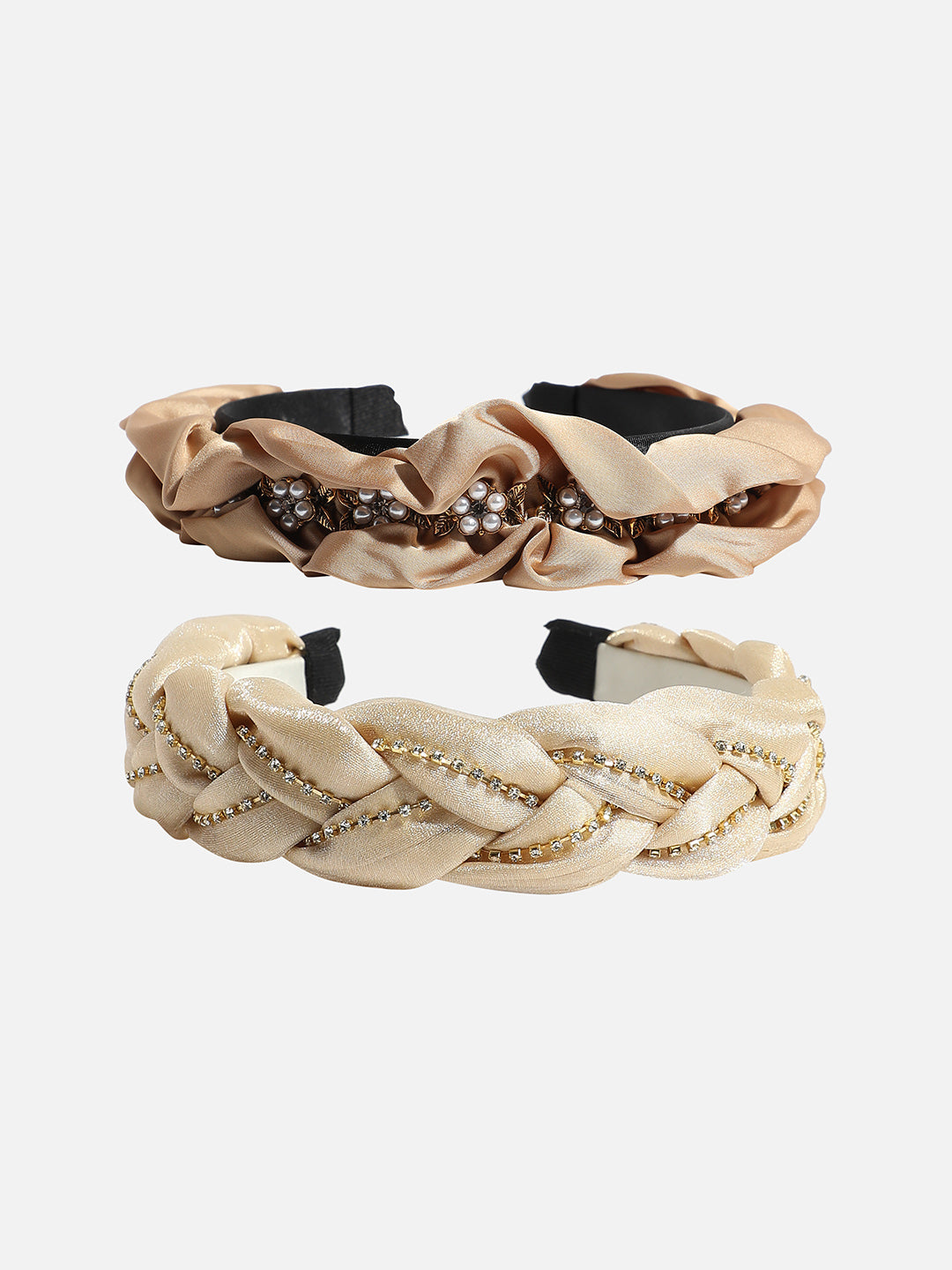 Set of 2 Embellished Hairbands