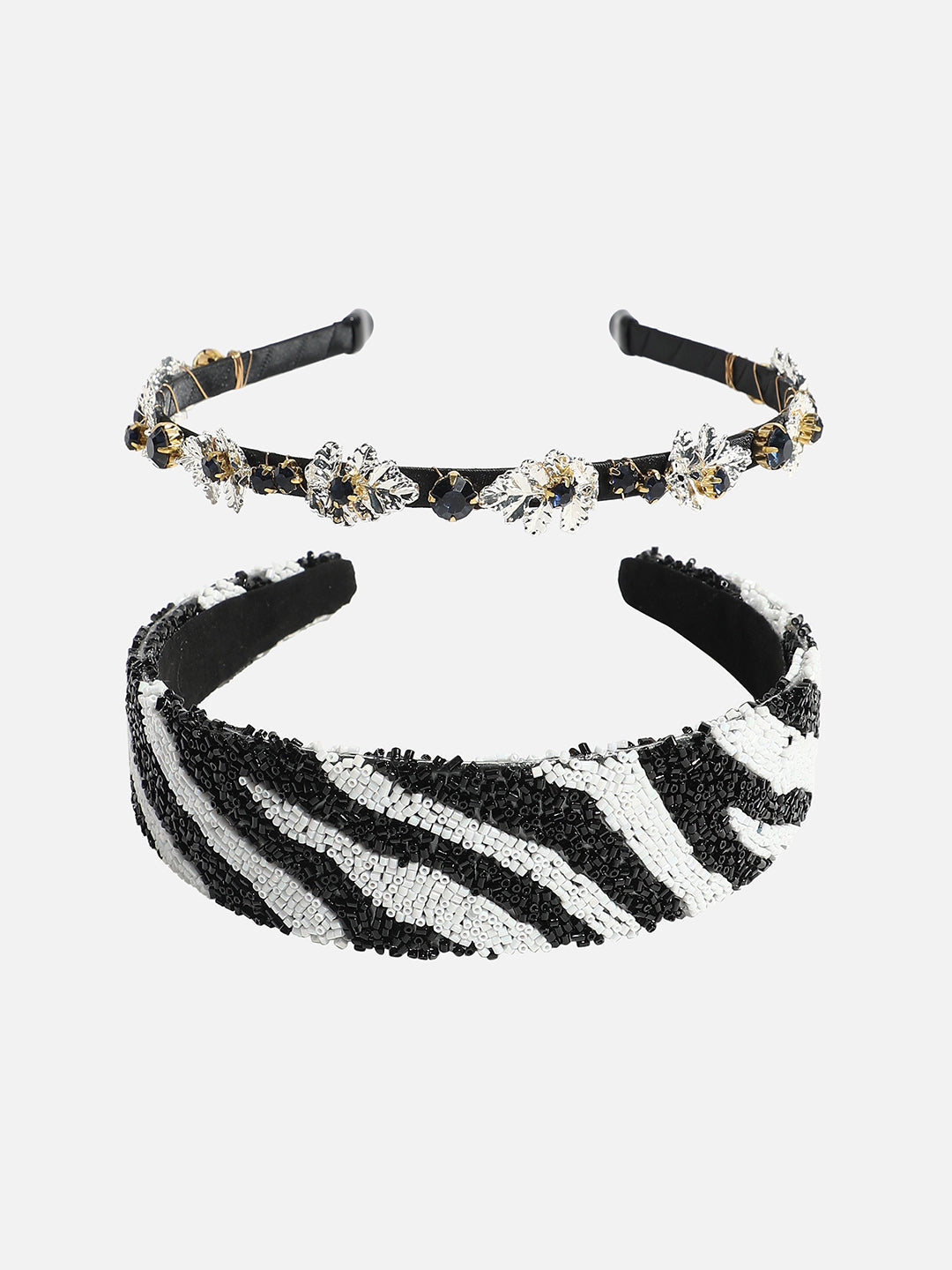 Set of 2 Embellished Hairband