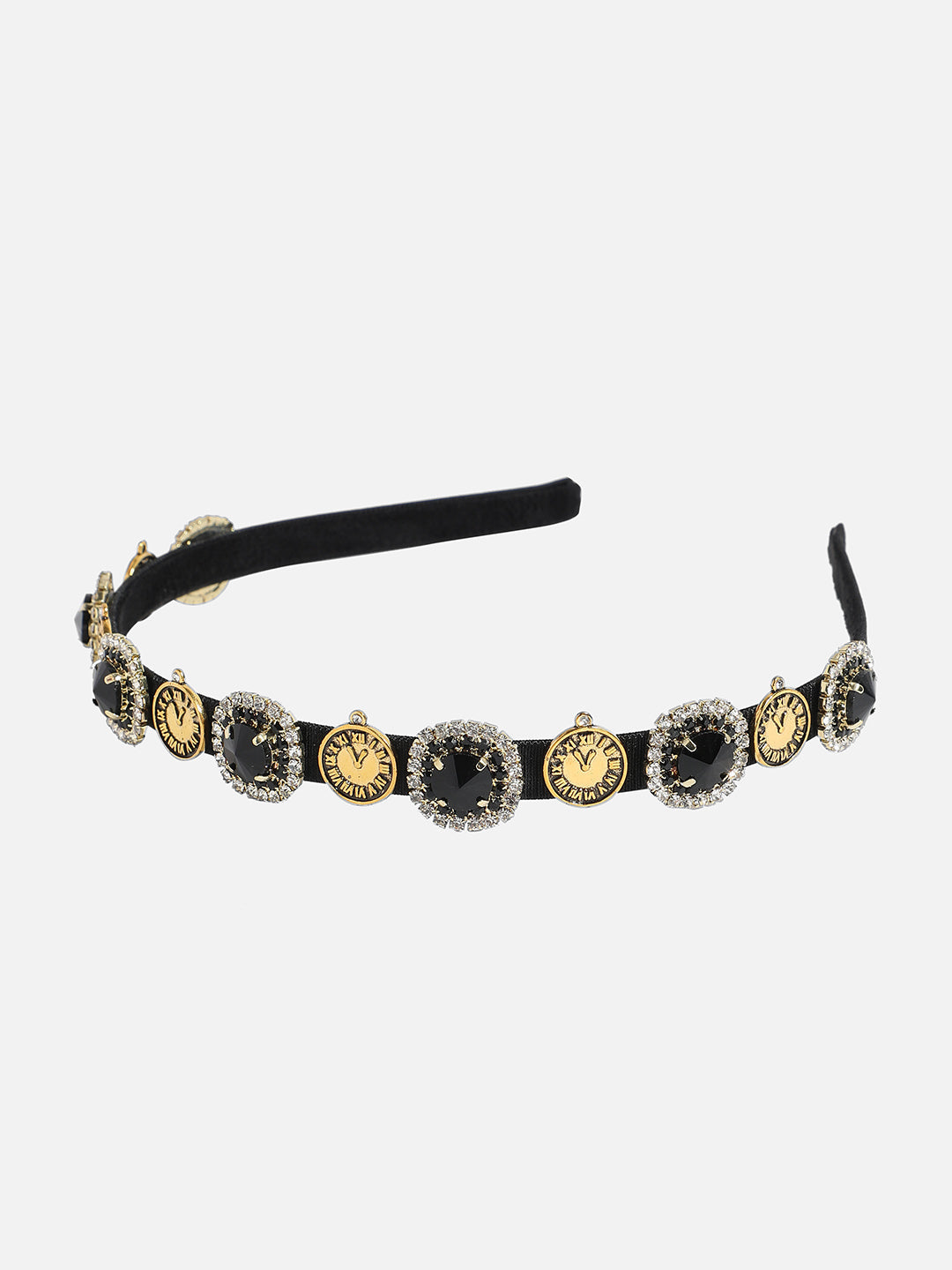 Gilded Glamour Set of 2 Embellished Hairband
