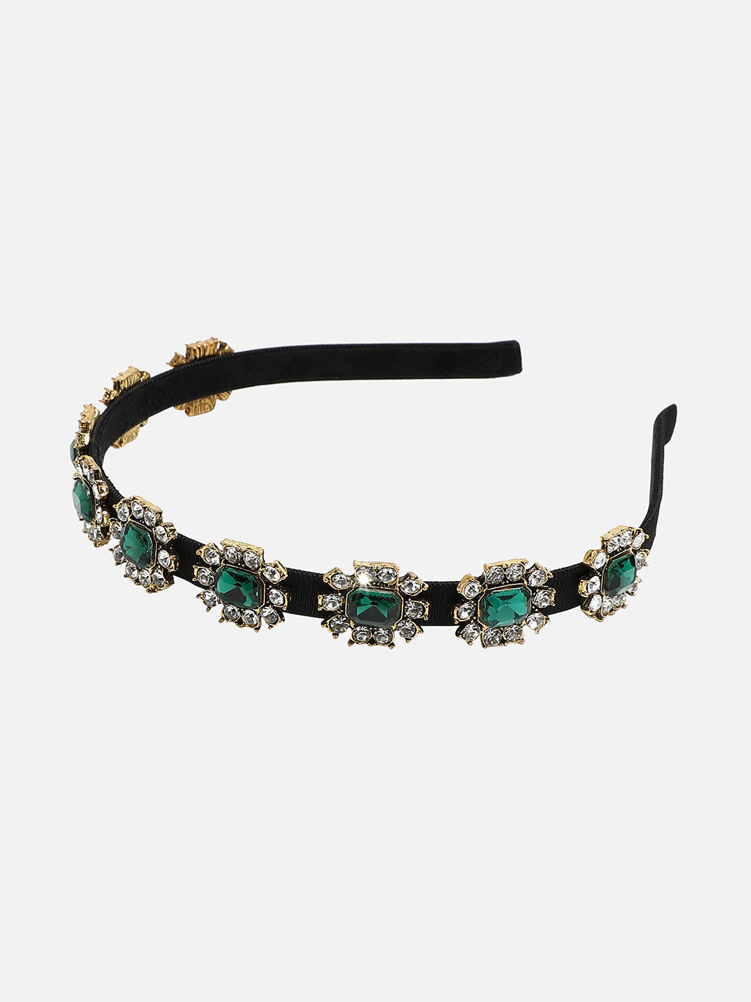 Gilded Glamour Set of 2 Embellished Hairband