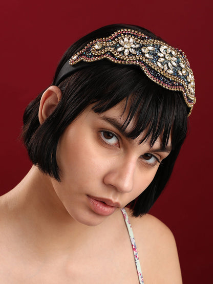 Fashionably Floral Set of 3 Embellished Hairband