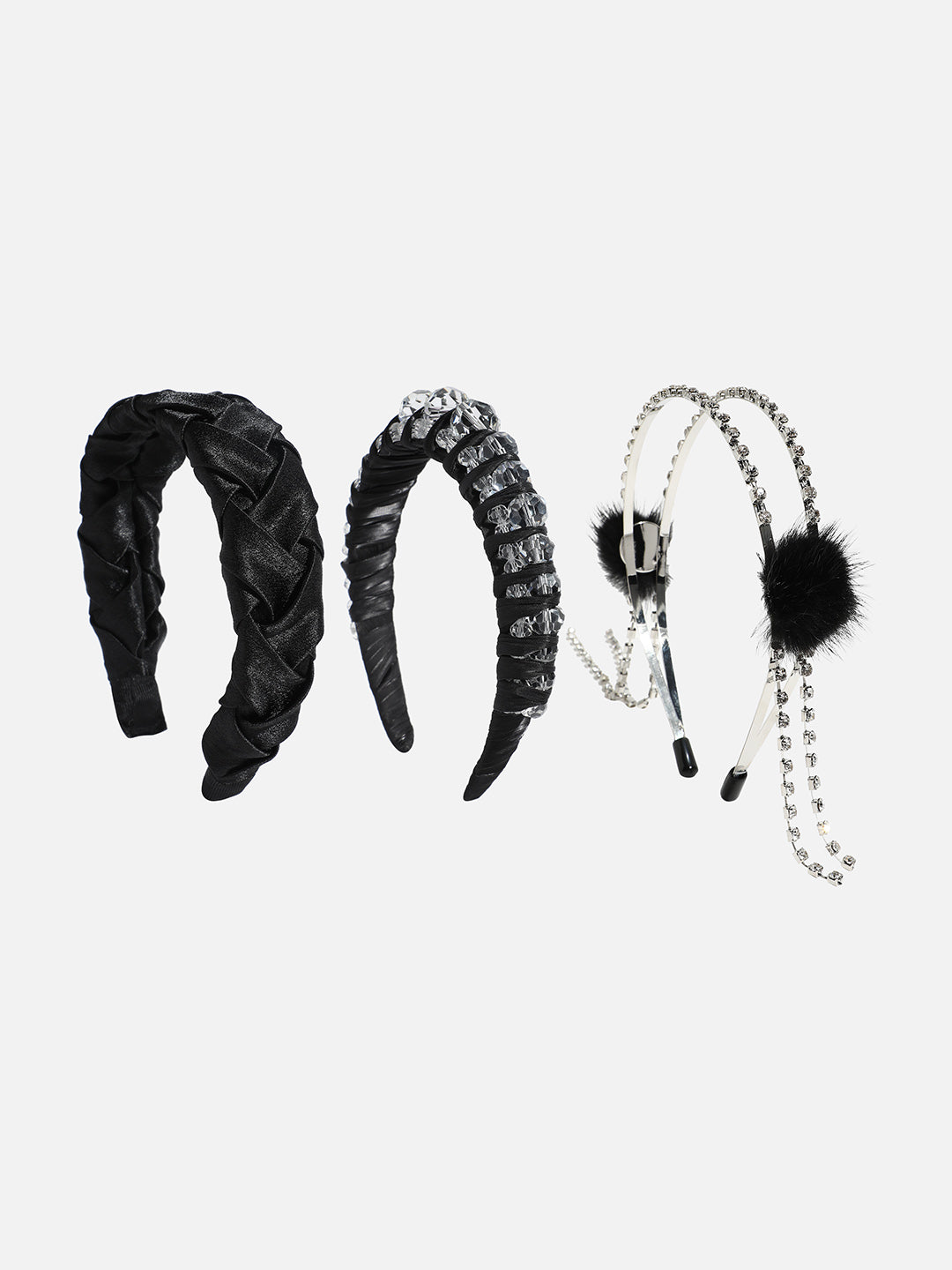 Set of 3 Embellished Hairband