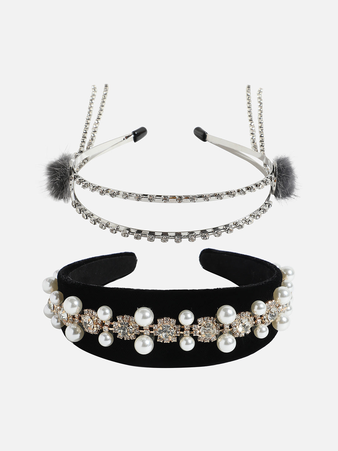 Set of 2 Embellished Hairband