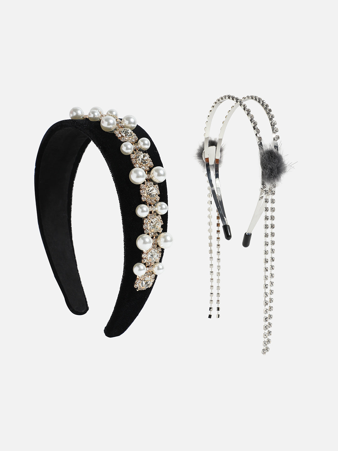 Set of 2 Embellished Hairband