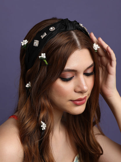 Set of 2 Embellished Hairband