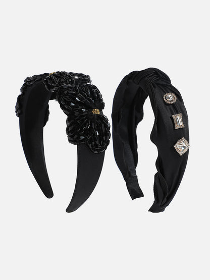 Set of 2 Embellished Hairband