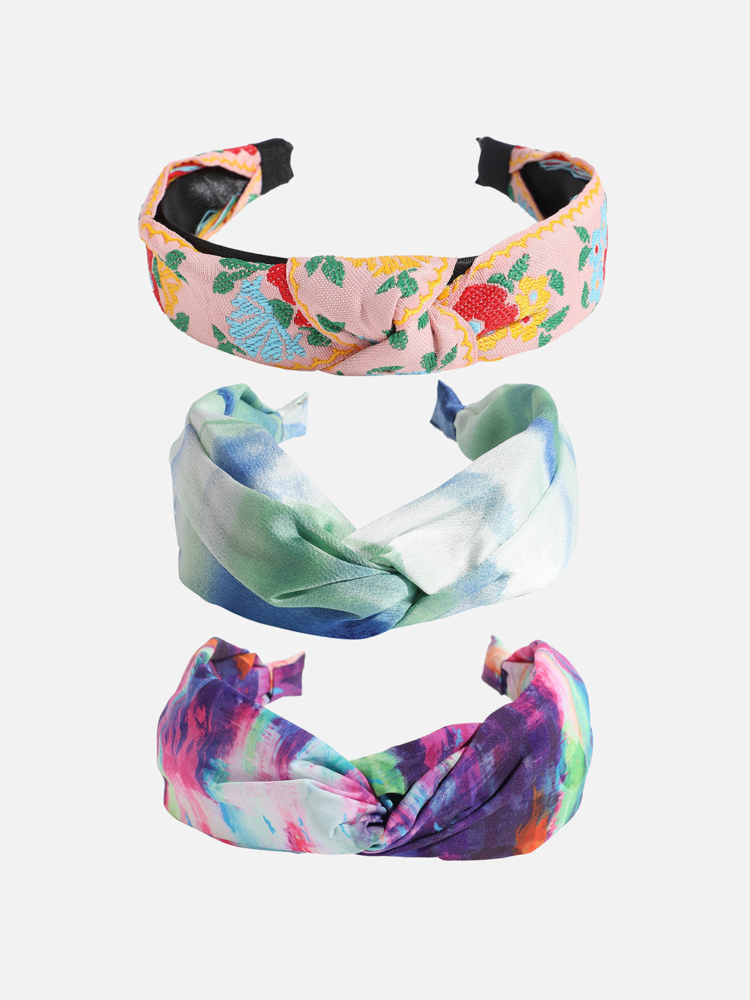 Bohemian Rhapsody Set of 3 Floral Printed Hairband