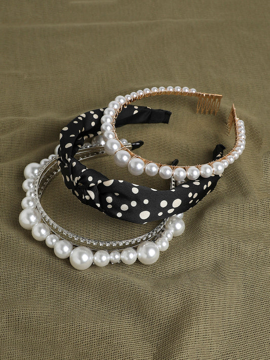 Set of 3 Embellished Hairband