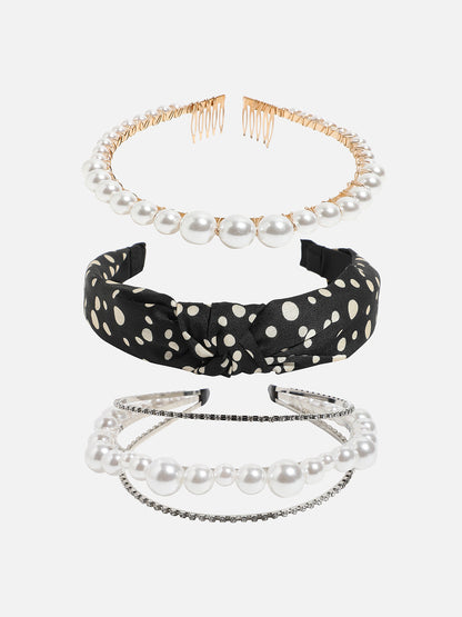 Set of 3 Embellished Hairband