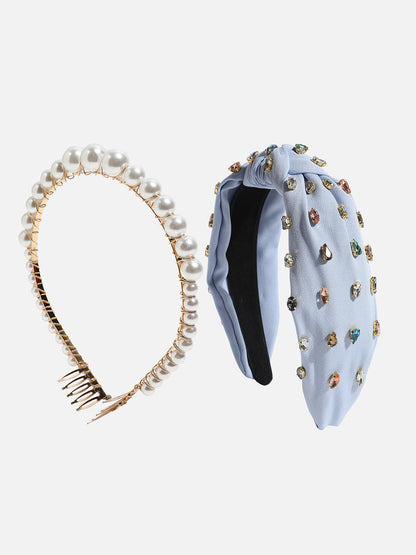 Set of 2 Embellished Hairband