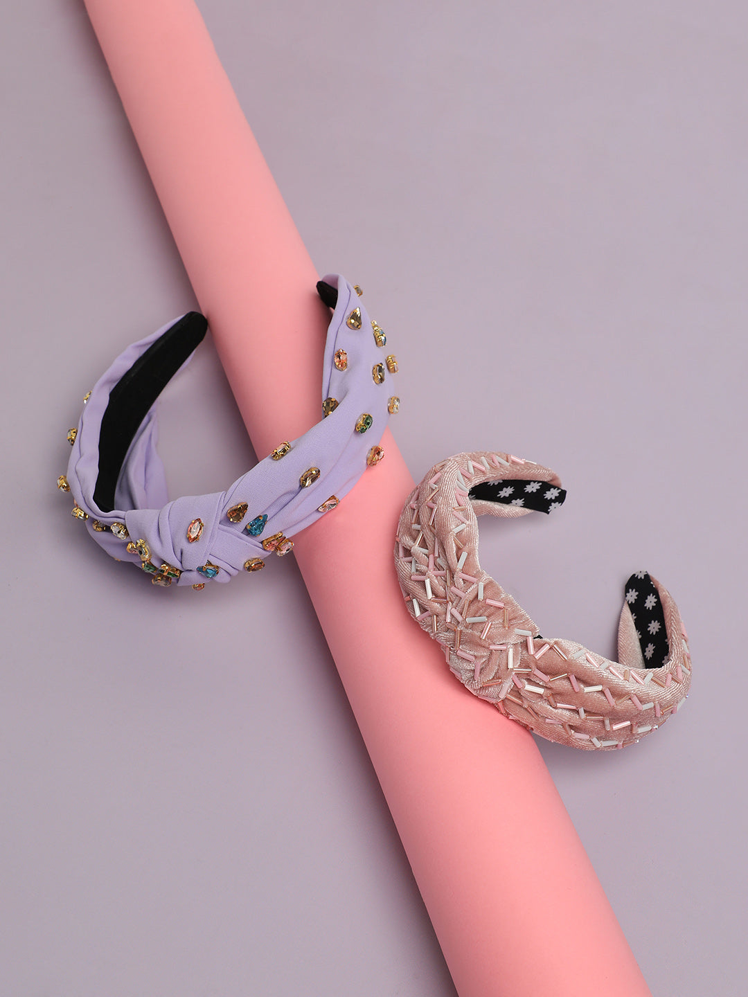 Set of 2 Embellished Hairbands