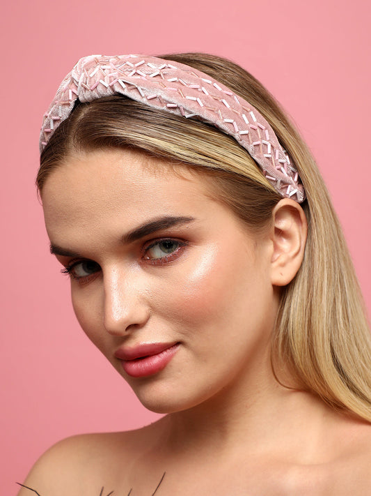 Set of 2 Embellished Hairbands