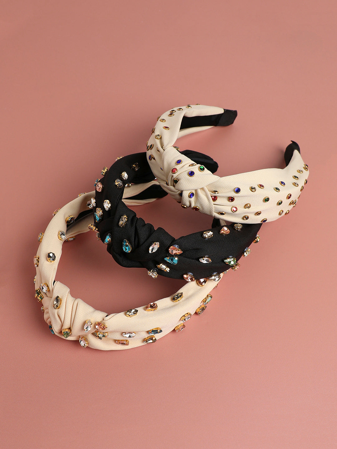 Set of 3 Embellished Hairband