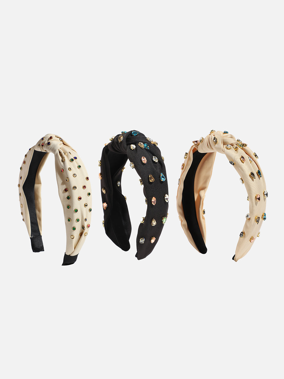 Set of 3 Embellished Hairband
