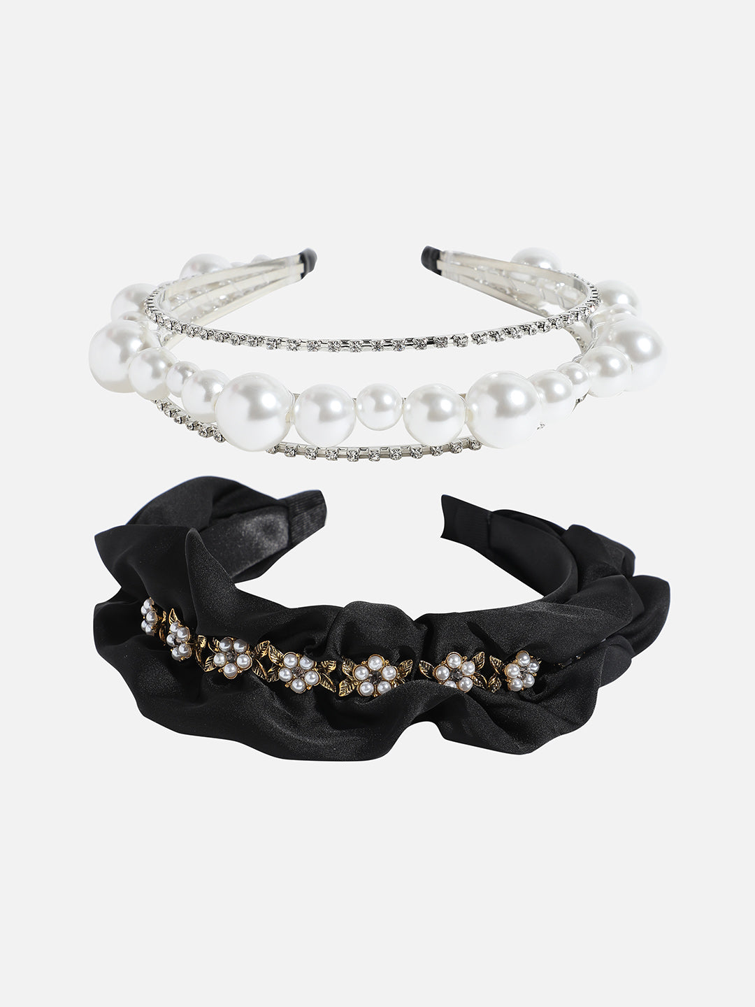 Set of 2 Beaded Hairband