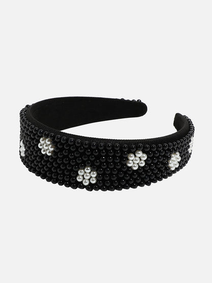 Feminine Finesse Set of 2 Beaded Hairband