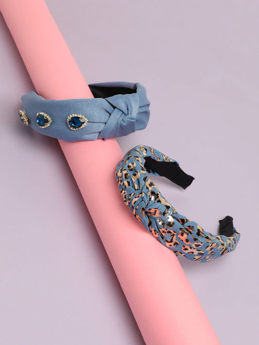 Set of 2 Embellished Hairband