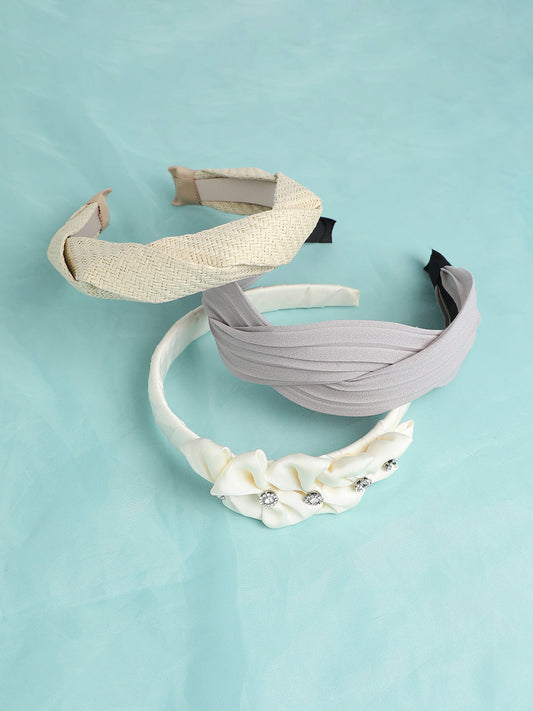 Set of 3 Embellished Hairband