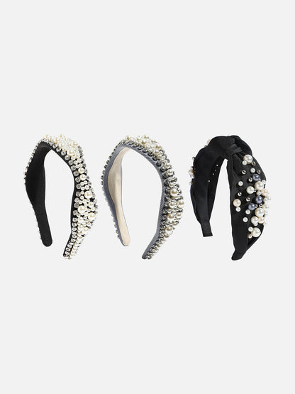 Set of 3 Embellished Hairband