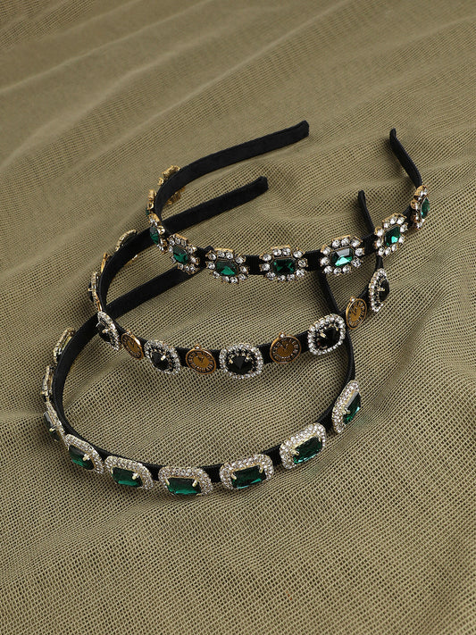 Set of 3 Embellished Hairband