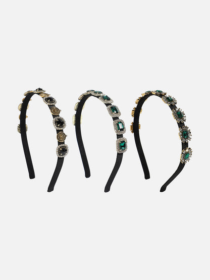 Set of 3 Embellished Hairband