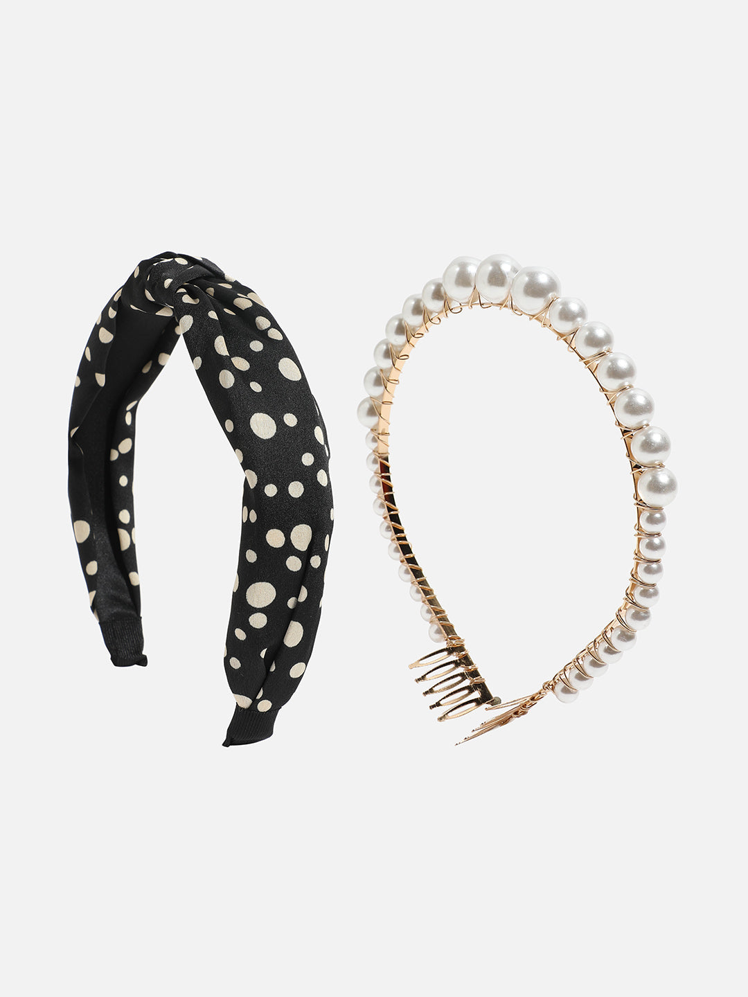Set of 2 Beaded Hairband