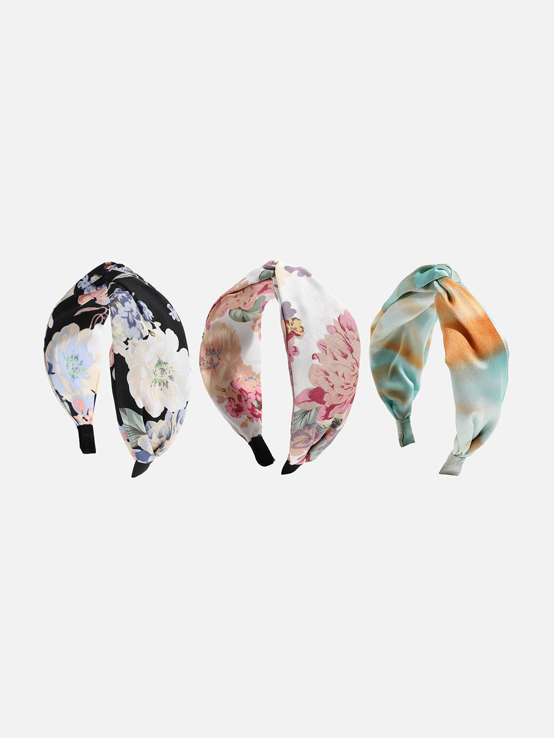 Set of 3 Floral Printed Hairband
