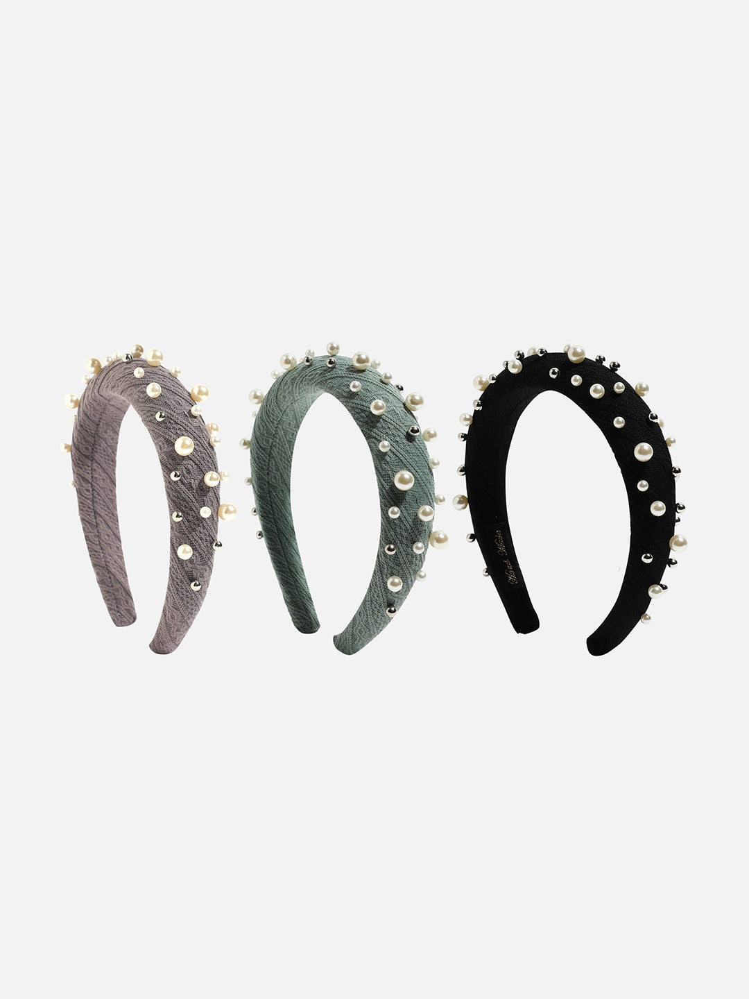 Set of 3 Embellished Hairband