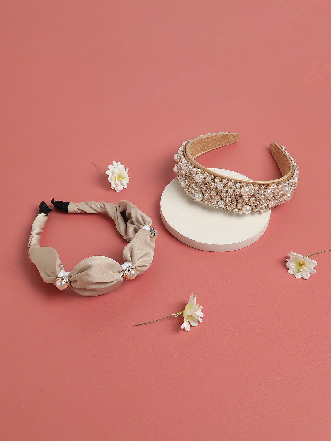 Dreamy Pastels Set of 2 Embellished Hairband