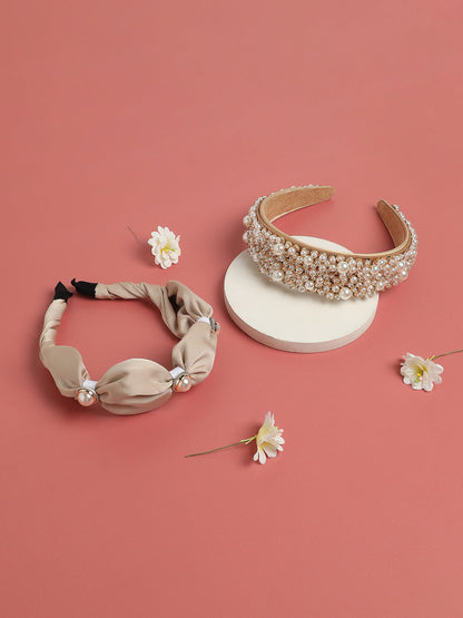 Dreamy Pastels Set of 2 Embellished Hairband