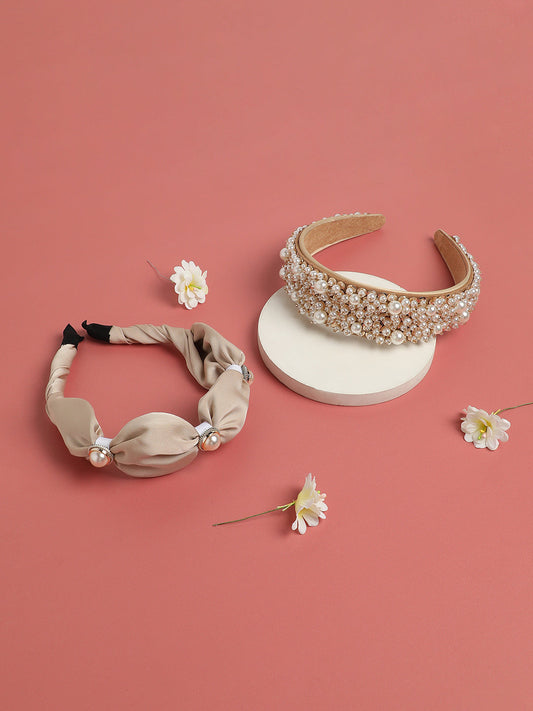 Dreamy Pastels Set of 2 Embellished Hairband