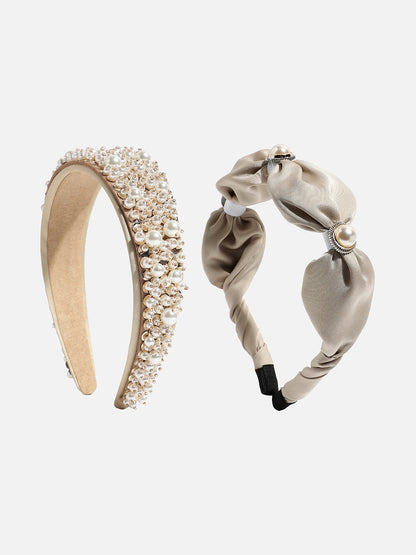 Dreamy Pastels Set of 2 Embellished Hairband