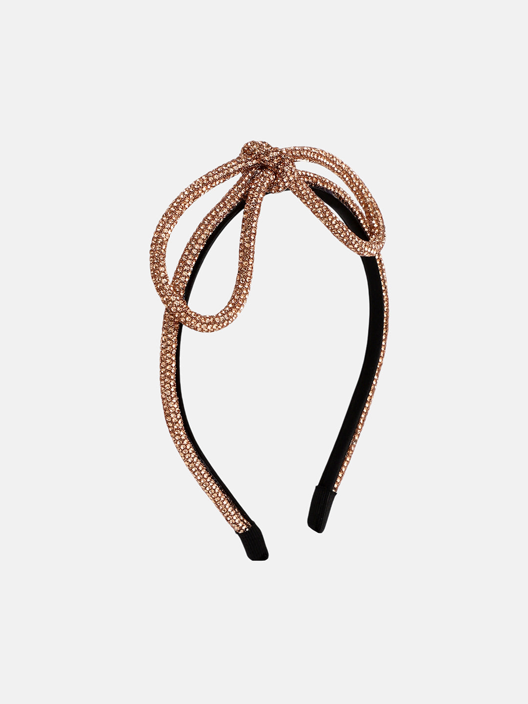 The Bijou Bow Hairband - Antique Gold-SOHIBD6120