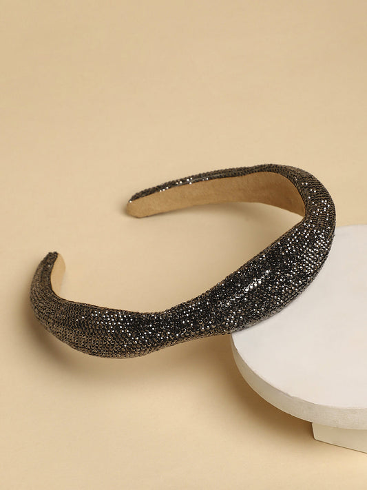 The Bijou Bow Hairband - Antique Gold-SOHIBD6120