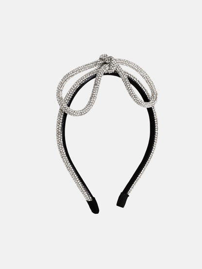The Bijou Bow Hairband - Antique Gold-SOHIBD6120