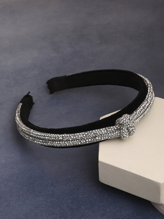 The Bijou Bow Hairband - Antique Gold-SOHIBD6120