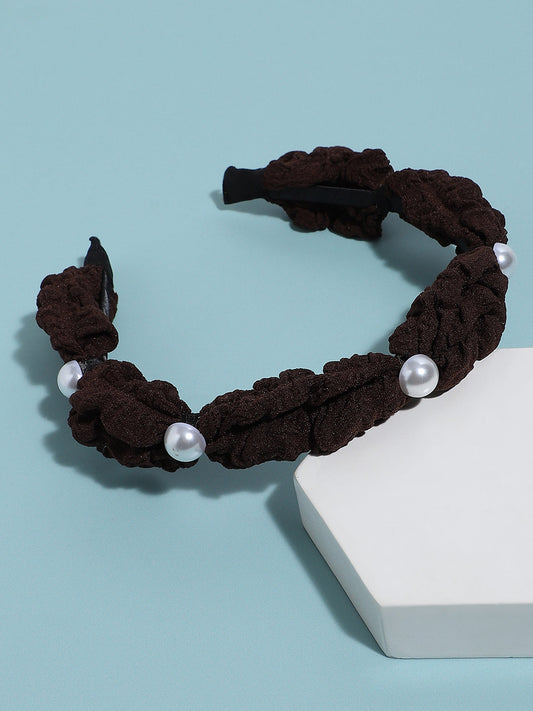 Beaded Fabric Hairband