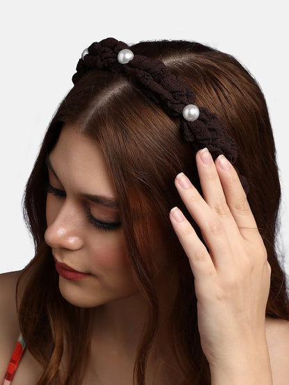 Beaded Fabric Hairband